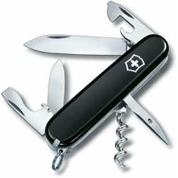 Coltellino svizzero Victorinox Spartan1.3603.3B1 con 12 funzioni Include un cavatappi e un apriscatole con un piccolo cacciavite in blister-nero características