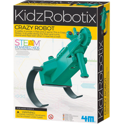 4M Crazy Robot Il Robot Matto Verde Accessori Giochi Tempo Libero precio