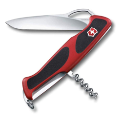 Coltellino svizzero Victorinox Rangergrip 63 lama bloccabile con una sola mano 5 funzioni rosso e nero 0.9523.MC características