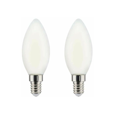 Lampadina a filamento a LED XXCELL Flame Frosted Flame - E14 equivalente 40W x2