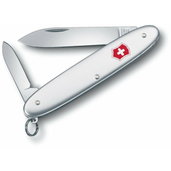 Coltello tascabile medio Victorinox Excelsior Red 0.6901 con 3 funzioni Incluso Include due lame e portachiavi-Argento en oferta