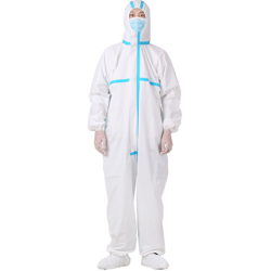 Tuta monouso anti-epidemia di isolamento Vestito per antipolvere personale di protezione Abbigliamento Tute antistatico - ASUPERMALL precio