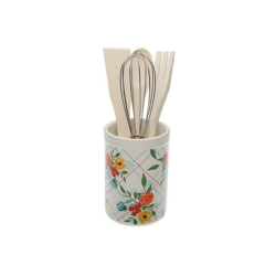 Contenitore per Utensili da Cucina FIORI VIVA Ceramică - BIGBUY COOKING precio