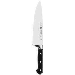 Coltello da Cucina Professionale in Acciaio Lunghezza 20 cm Colore Nero e Argento - Linea Professional S en oferta