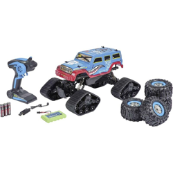 Carson Modellsport Track Racer Blu, Rosso 1:10 Automodello Elettrica Veicolo cingolato 4WD 2,4 GHz incl. Batteria, cari precio