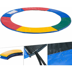 Arebos Copertura Bordo di Protezione per Trampolino Elastico Molla 457cm Multicolore en oferta