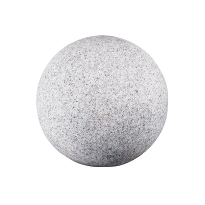 lampada da giardino sfera finta pietra 220-240 volt 400 mm CE E27 IP65 esterno granito kan 24652 - KANLUX