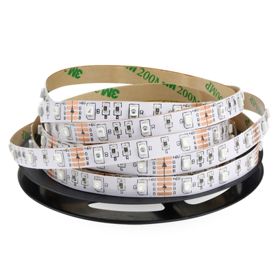 Striscia LED strip RGB 14,4W/60pcs mt SMD5050 alta luminosità STI