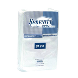 Guante de tejido no tejido Serenity Skincare 50 piezas características