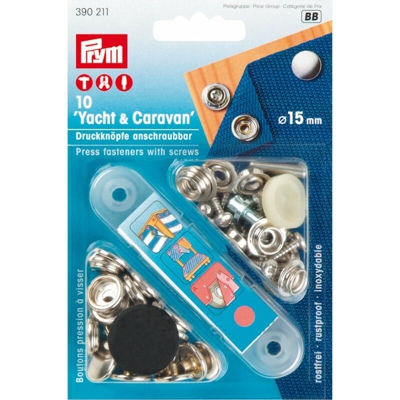 Prym 4111050 Set Di 10 Scatti Tenda (A 5) - POSAMO