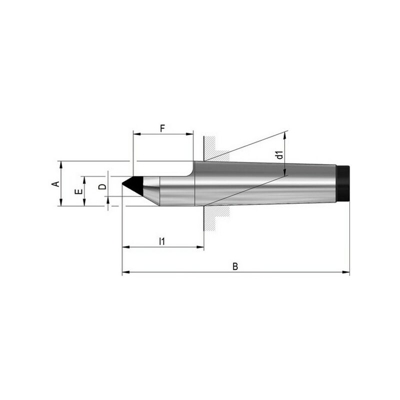 Monete Rigidi Tipo 670, Metà Punta, Mk: 2 A 18,0 Millimetri, B 100 Mm, D: 7 Mm, E: 11 Mm, F: 30 Mm, D1: 17.780 Mm, L1: 36.0 - ROHM