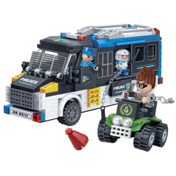 BanBao 7003 Costruzioni 325 pezzi Bus della polizia combinabili con i mattoncini LEGO características