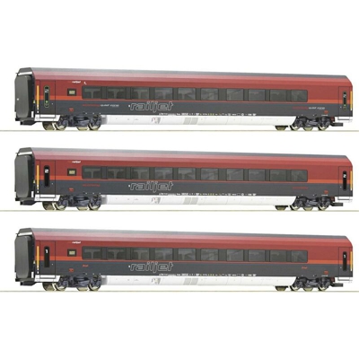 3 pz. Kit: Railjet, EBB 74087 - Roco