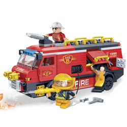 Banbao - Squadra di salvataggio dei vigili del fuoco combinabili con i mattoncini LEGO en oferta