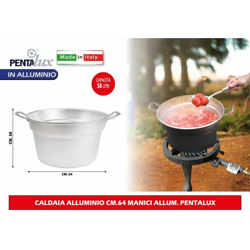 Caldaia Alluminio Cm.64 Manici Allum. Pentalux - BIGHOUSE IT en oferta