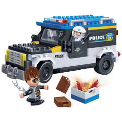 Hummer della polizia BanBao 7005 Costruzioni combinabili con i mattoncini LEGO en oferta