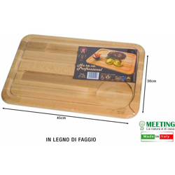 Bighouse It - STEAK LEGNO MASSELLO FAGGIO C/PIEDINI ANTISCIVOLO precio