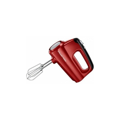 Russell Hobbs 24670-56, Sbattitore Rosso 350W 5 Vel , fruste e ganci