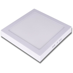 Universo - Plafoniera LED 18W Quadrato in plastica Bianco Caldo, Freddo, Naturale | Bianco Caldo 3000K en oferta