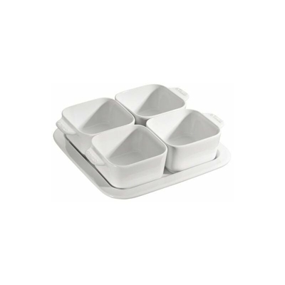 Staub - Set Aperitivo 19 x 19 cm Bianco Set di 5 in Ceramica