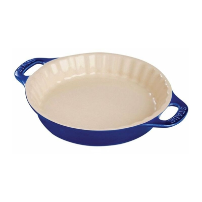 Staub - Tortiera Tonda 36 cm Blu Scura in Ceramica