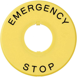 A02-U27Y Targhetta (Ø x A) 60 mm x 1 mm EMERGENCY STOP 1 pz. - Apem precio