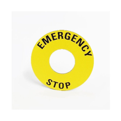 Etichetta Rotonda ''Emergency Stop'' Diametro 50mm - COMEPI precio