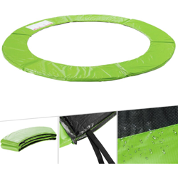 Arebos Copertura Bordo di Protezione per Trampolino Elastico Molla 244cm verde chiaro en oferta