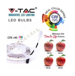 V-TAC VT-2216 STRISCIA LED SMD2216 24V 5M CRI >95 BIANCO FERDDO CALDO NATURALE 4000K IP20-caldo - S-DSHOP en oferta