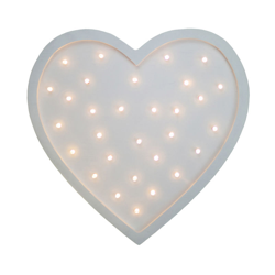 Selsey LULUMI - Lampada Bambini a Forma di Cuore / Luci LED / Lampada Notturna per Bambini / Luci Notturne per Cameretta Bambini (Bianco) características