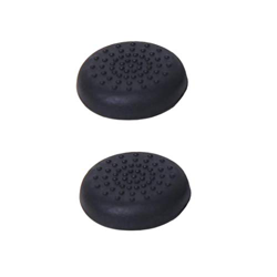 Sostituzione silicone controller joystick analogico del bastone del pollice Manopole Cappuccio compatibile per i controller di gioco PS4 nero 1pair precio