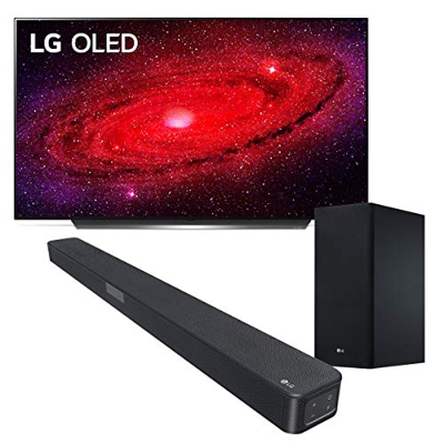 LG OLED TV AI ThinQ OLED65CX6LA.APID, Smart TV 65'', Processore α9 Gen3 con Dolby Vision IQ / Dolby Atmos, Compatibile NVIDIA G-Sync™, Google Assistan