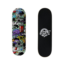 Skateboard Junior Completo di Ruote Engraved Skate Skatemax Colorato New características