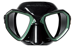 SALVIMAR Morpheus, Maschera Unisex adulto, nero/verde en oferta