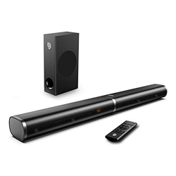 Bomaker Soundbar con Subwoofer, 190W/120dB, 2.1 Canali, Dolby Bose Soundbar Wireless Audio per TV 4K HD, 6 EQ con Bassi Regolabili, Bluetooth 5.0/HDMI precio