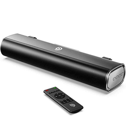 BOMAKER Tapio I Mini Soundbar Bluetooth 5.0 Wireless, 16'' soundbar con DSP avanzato, supporta 3 modalità di EQ, con le porte Ottico/AUX/USB, compatib en oferta