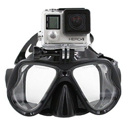 TELESIN Gopro Dive - Maschera per immersioni, con montatura compatibile con videocamere GoPro Hero3, 3+ e 4/4 Session en oferta