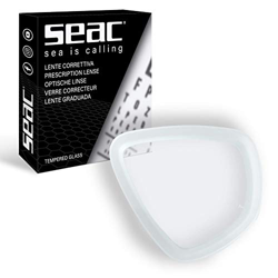 SEAC Extreme, Subacquea e Pesca in Apnea Si Adatta a Maschera Graduata con Lenti Ottiche Opzionali Unisex Adulto, Trasparente/Blu, Standard en oferta