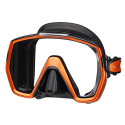 Tusa Freedom HD – Maschera Sub Subacquea Snorkeling, Nero/Arancione características