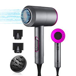 Soalti Asciugacapelli ionico 2000W Potente, professionale Phon per Capelli da Cura dei capelli caldo/freddo a temperatura costante con 2 velocità /3 i en oferta