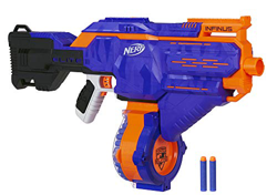 Hasbro Nerf E0438EU4 Infinus, Blaster giocattolo, Blu/Arancione características