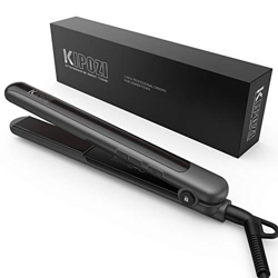 KIPOZI Piastra per Capelli professionale, Piastra Capelli e Arricciacapelli 2 in 1, Piastre in Ceramica con Display Digitale a Temperatura Regolabile, en oferta