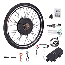 Sfeomi 48V 1000W 26'' Kit di Conversione Bici Elettrica Controllo Mozzo Motore Hub E-Bike Ruota Bicicletta Regolatore di velocità (Ruota Posteriore) en oferta