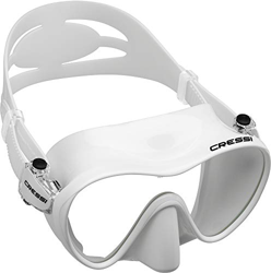 Cressi F1, Immersioni Snorkeling Frameless Mask Italiano di qualità dal 1946, Bambino Unisex, White características