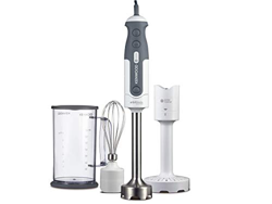 Kenwood HDP300WH - Frullatore a immersione con 3 lame, in plastica, colore: Bianco/Grigio 7,3 x 7,3 x 42 cm bianco/grigio en oferta