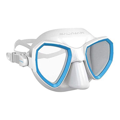 SALVIMAR Maxale, Maschera da Immersione Unisex Adulto, Bianco, Unica