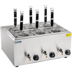 Cuocipasta elettrico con 6 Cestelli - ROYAL CATERING en oferta