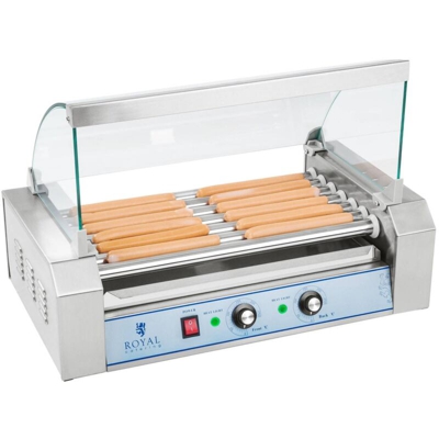 Cuoci wurstel - 7 Rulli - Acciaio inox - ROYAL CATERING