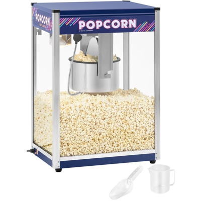 Royal Catering - Macchina per pop corn - blu - 16 oz