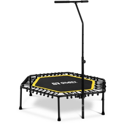 Gymrex - Tappeto Elastico Trampolino Elastico Fitness Sport Fino A 100 Kg Giallo Da Casa